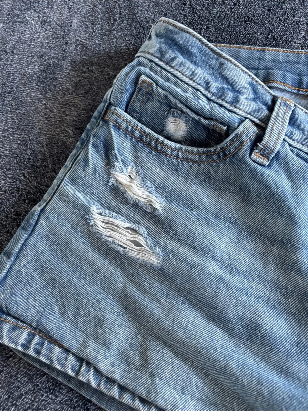 SO Distressed Denim Shorts